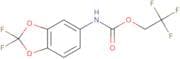 2,2,2-Trifluoroethyl N-(2,2-difluoro-1,3-dioxaindan-5-yl)carbamate