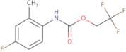 2,2,2-Trifluoroethyl N-(4-fluoro-2-methylphenyl)carbamate