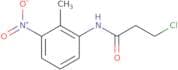 3-Chloro-N-(2-methyl-3-nitrophenyl)propanamide