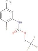 2,2,2-Trifluoroethyl N-(2-fluoro-5-methylphenyl)carbamate