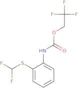 2,2,2-Trifluoroethyl N-{2-[(difluoromethyl)sulfanyl]phenyl}carbamate
