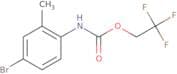 2,2,2-Trifluoroethyl N-(4-bromo-2-methylphenyl)carbamate