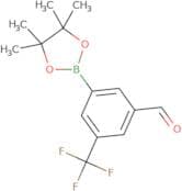 3-(4,4,5,5-Tetramethyl-1,3,2-dioxaborolan-2-yl)-5-(trifluoromethyl)benzaldehyde