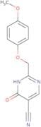 2-(4-Methoxyphenoxymethyl)-6-oxo-1,6-dihydropyrimidine-5-carbonitrile
