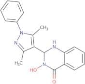 2-(3,5-Dimethyl-1-phenyl-1H-pyrazol-4-yl)-3-hydroxy-1,2,3,4-tetrahydroquinazolin-4-one