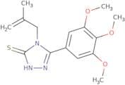 4-(2-Methylprop-2-en-1-yl)-5-(3,4,5-trimethoxyphenyl)-4H-1,2,4-triazole-3-thiol