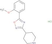 4-[5-(2-Methoxyphenyl)-1,2,4-oxadiazol-3-yl]piperidine hydrochloride