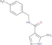 5-Amino-N-[(4-methylphenyl)methyl]-1H-pyrazole-4-carboxamide