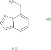1-{Pyrazolo[1,5-a]pyridin-7-yl}methanamine dihydrochloride