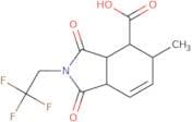 5-Methyl-1,3-dioxo-2-(2,2,2-trifluoroethyl)-2,3,3a,4,5,7a-hexahydro-1H-isoindole-4-carboxylic acid