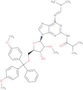 2-Amino-5'-O-(dimethoxytrityl)-N6-(dimethylaminomethylidene)-N2-(isobutyryl)-2'-O-methyladenosine