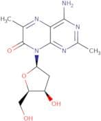 4-Amino-2,6-dimethyl-8-(2'-deoxy-b-D-ribofuranosyl)-7-pteridone