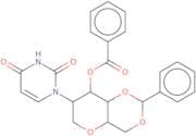 1,5-Anhydro-3-O-benzoyl-4,6-O-benzylidene-2-deoxy-2-(uracil-1-yl)-D-altro-hexitol