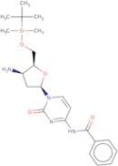3'-Amino-N4-benzoyl-5'-O-tert-butyldimethylsilyl-2',3'-dideoxycytidine