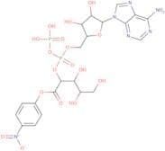 Adenosine-5'-O-diphospho-(1''-(4-nitrophenoxy)-ribose) sodium