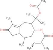 [(5S,8S,8aR)-5-(2-Acetyloxypropan-2-yl)-3,8-dimethyl-2-oxo-4,5,6,7,8,8a-hexahydro-1H-azulen-6-yl] …