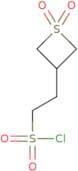 2-(1,1-Dioxo-1λ⁶-thietan-3-yl)ethane-1-sulfonyl chloride