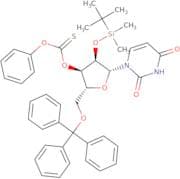 2'-O-(tert-Butyldimethylsilyl)-3'-O-(phenoxythioncarbonyl)-5'-O-trityluridine