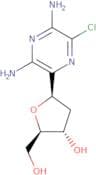 2-Chloro-6-(2'-deoxy-b-D-ribofuranosyl)-3,5-diaminopyrazine