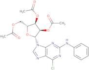 6-Chloro-N-phenyl-9-(2,3,5-tri-O-acetyl-b-D-ribofuranosyl)-9H-purin-2-amine