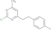 2-Chloro-4-[2-(4-Fluorophenyl)Ethyl]-6-Methylpyrimidine