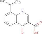 4-Hydroxy-8-(propan-2-yl)quinoline-3-carboxylic acid