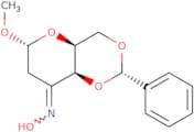 Methyl 4,6-O-Benzylidene-2-deoxy-±-D-erythro-hexopyranosid-3-ulose Oxime