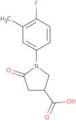 1-(4-Fluoro-3-methylphenyl)-5-oxopyrrolidine-3-carboxylic acid