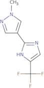 1-Methyl-4-[4-(trifluoromethyl)-1H-imidazol-2-yl]-1H-pyrazole