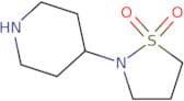 4-​(1,​1-​Dioxido-​2-​isothiazolidinyl)​-piperidine
