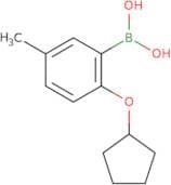 [2-(Cyclopentyloxy)-5-methylphenyl]boronic acid