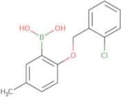 (2-[(2-Chlorophenyl)methoxy]-5-methylphenyl)boronic acid