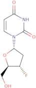 2',3'-Dideoxy-3'-fluoro-a-uridine