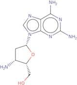 2,6-Diamino-9-(3'-amino-2',3'-dideoxy-β-D-ribofuranosyl)purine