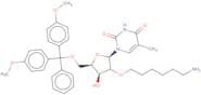 5'-O-DMT-2'-O-hexylamino-5-methyluridine
