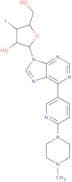 9-(3'-Deoxy-3'-fluoro-b-D-ribofuranosyl)-6-[6-(4-methylpiperazinyl)pyridin-3-yl]purine