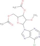 9-(3',5'-Di-O-acetyl-2'-O-methyl-b-D-ribofuranosyl)-6-chloropurine