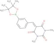 1,3-Dimethyl-5-[3-(4,4,5,5-tetramethyl-[1,3,2]dioxaborolan-2-yl)-benzylidene]-pyrimidine-2,4,6-tri…
