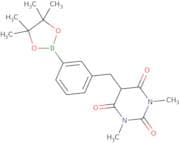 1,3-Dimethyl-5-[3-(4,4,5,5-tetramethyl-[1,3,2]dioxaborolan-2-yl)-benzyl]-pyrimidine-2,4,6-trione
