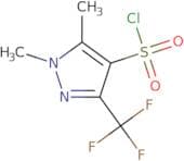 1,5-Dimethyl-3-(trifluoromethyl)-1H-pyrazole-4-sulfonyl chloride