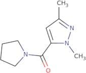 1,3-Dimethyl-5-(pyrrolidine-1-carbonyl)-1H-pyrazole