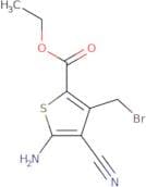 Ethyl 5-amino-3-(bromomethyl)-4-cyanothiophene-2-carboxylate
