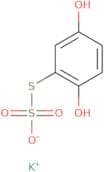 Potassium S-(2,5-dihydroxyphenyl) thiosulfate