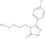 5-(4-Chlorophenyl)-4-(3-methoxypropyl)-4H-1,2,4-triazole-3-thiol