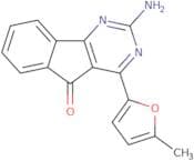 2-Amino-4-(5-methylfuran-2-yl)-5H-indeno[1,2-d]pyrimidin-5-one