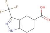 3-(Trifluoromethyl)-4,5,6,7-tetrahydro-1H-indazole-5-carboxylic acid