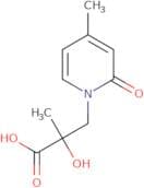 2-Hydroxy-2-methyl-3-(4-methyl-2-oxo-1,2-dihydropyridin-1-yl)propanoic acid