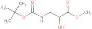 Methyl N-Boc-3-amino-2-hydroxypropanoate