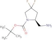 tert-Butyl (2S)-2-(aminomethyl)-4,4-difluoro-pyrrolidine-1-carboxylate