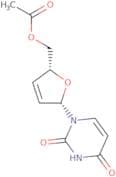 5-Fluoro-1-(2',3'-dideoxy-2',3'-didehydro-5'-O-acetyl-b-L-ribofuranosyl)-uracil